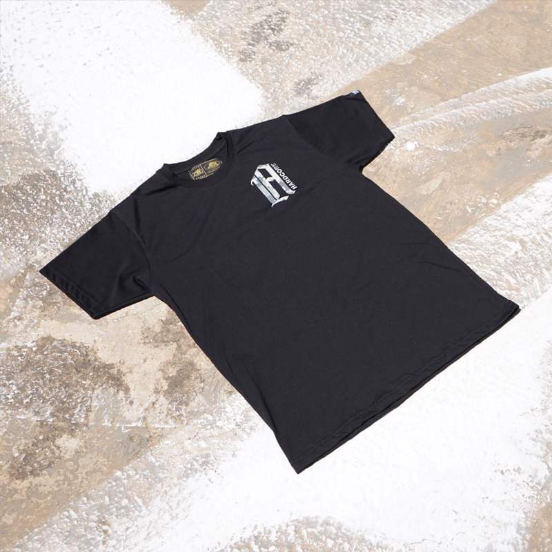 Athens Hardcore digit camo tshirt - black